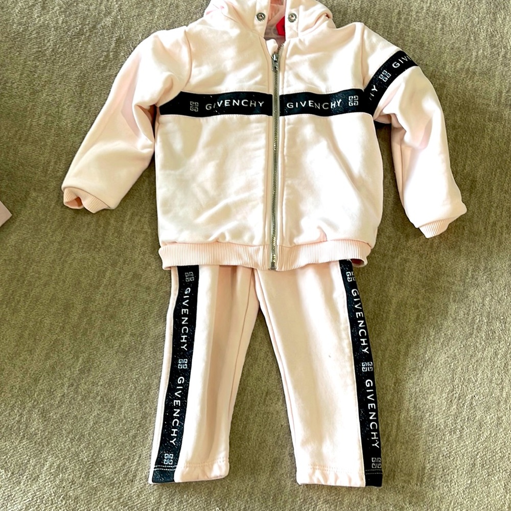 Givenchy Pink Kids Matching Set